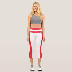 Leggings Capri con bandera austriaca patriótica
