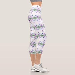 Leggings Capri con Mariposas