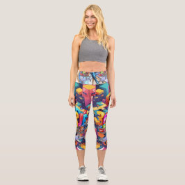 Leggings Capri Concepto de diseño