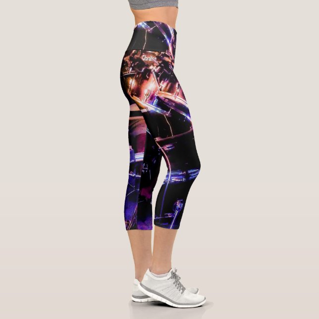 Leggings Capri Conjunto de tambores (Derecha)