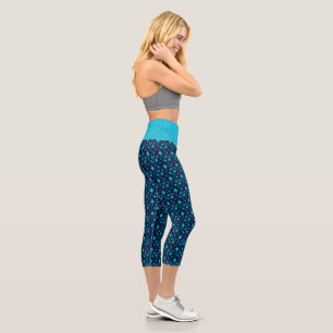 Leggings Capri Connected Minds Pattern 2