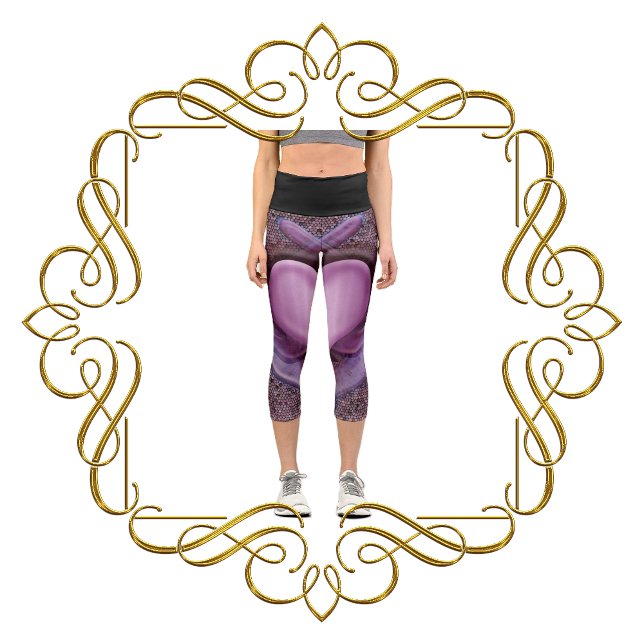 Leggings Capri Corazón de los artistas develado (Subido por el creador)