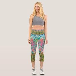 Leggings Capri Corazones de medios mixtos