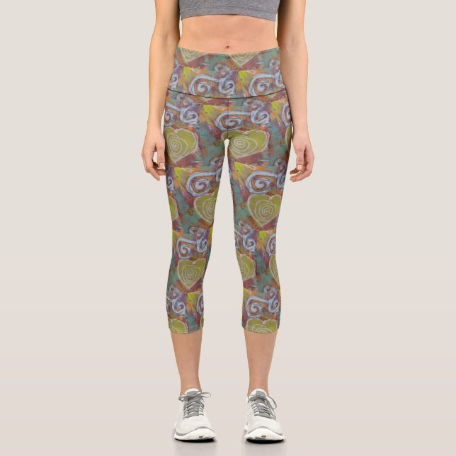 Leggings Capri Corazones y nalgas (Anverso)