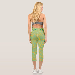 Leggings Capri Cortesía de la suerte para los capris irlandeses d