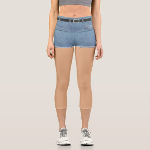 Leggings Capri Cortos falsos