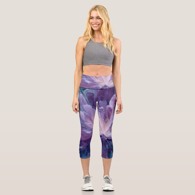 Leggings Capri CosmicFlower (Anverso)