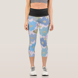 Leggings Capri Cosmos negrita y azul