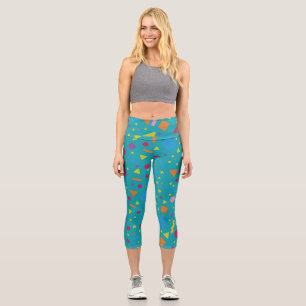 Leggings Capri Creación de figura geométrica 1