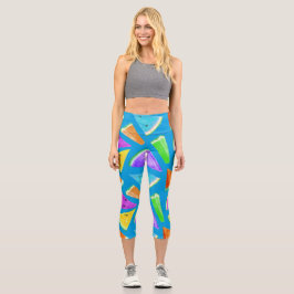 Leggings Capri Creación de patrón de sandía 10