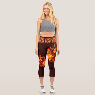 Leggings Capri Creatura mitológica inmortal de Phoenix