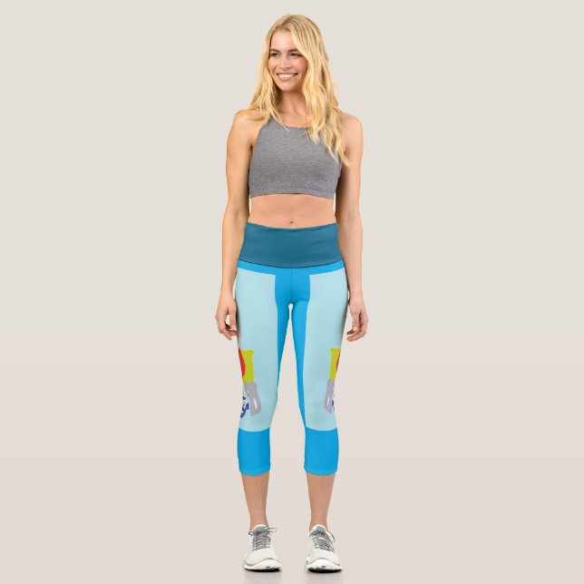 Leggings Capri cree en usted mismo capri (Anverso)