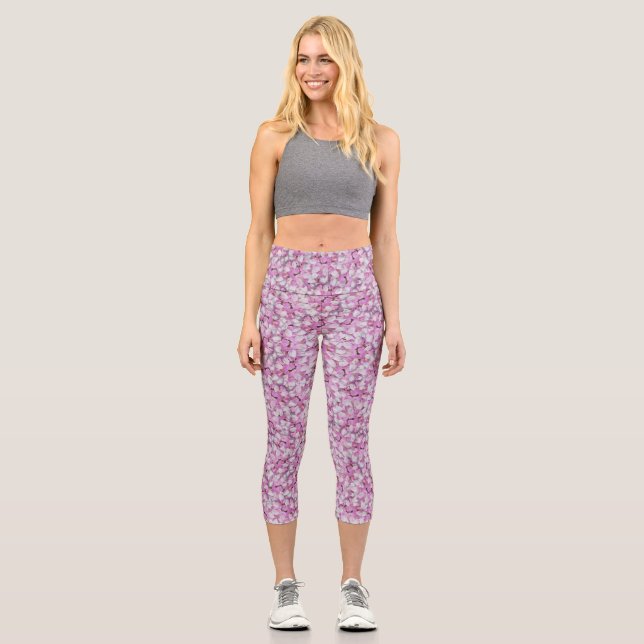 Leggings Capri Crown Vetch Seamless Pattern (Anverso)