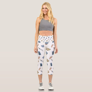 Leggings Capri Crystal Ball & Tarot Cards