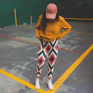 Leggings Capri Cuadrados de moda