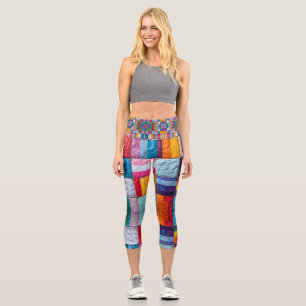 Leggings Capri Cuello comunitario de unidad y diversidad