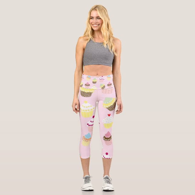 Leggings Capri Cupcakes Cutie Pie (Anverso)