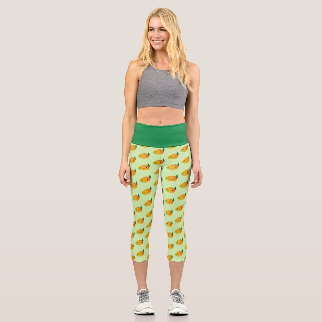 Leggings Capri Cute Kawaii Mango (Anverso)