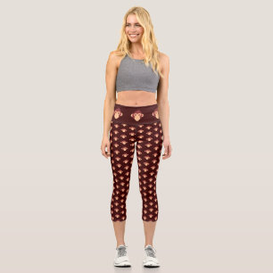 Leggings Capri Cutis pixelada cara de mono portátil HP