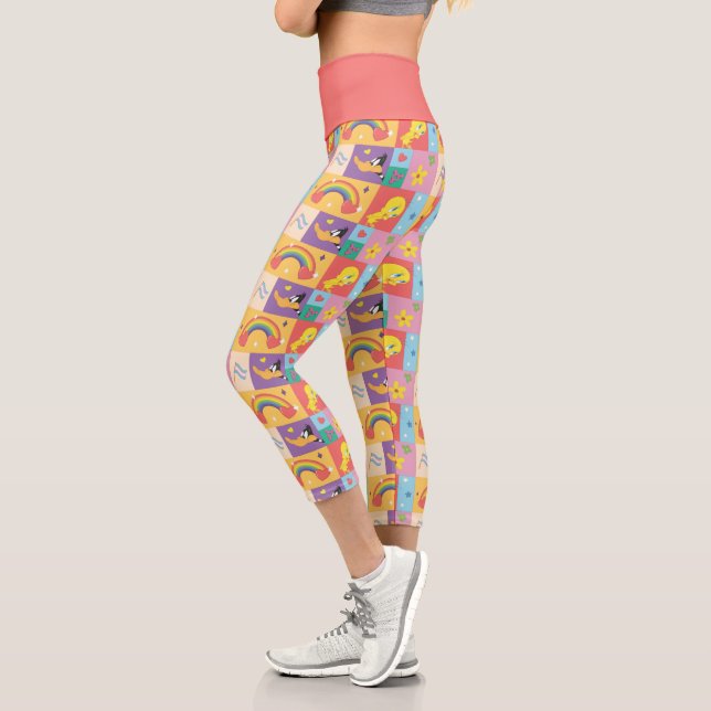 Leggings Capri DAFFY DUCK™ & TWEETY™ - Pride Pattern (Izquierda)