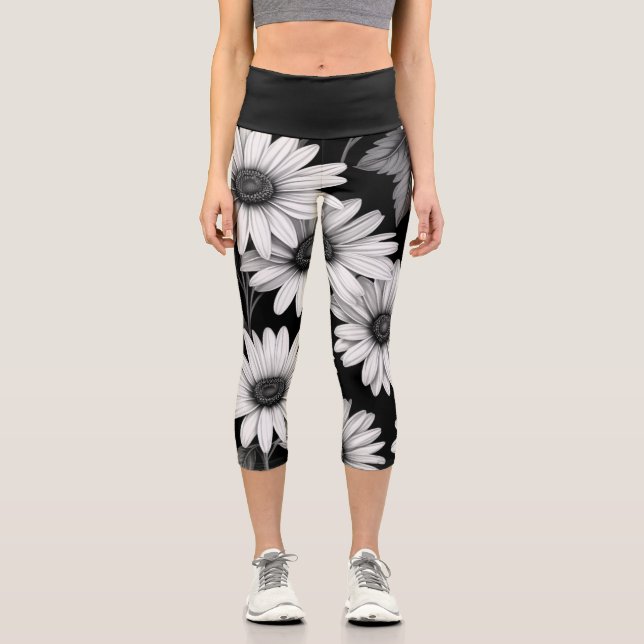 Leggings Capri Dalias Soñadoras (Anverso)
