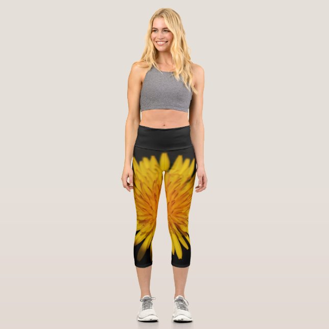 Leggings Capri Dandelion Flower lecapcnm (Anverso)