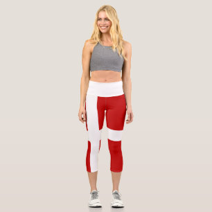 Leggings Capri Dannebrog bandera danesa