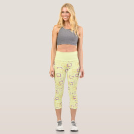 Leggings Capri Danza cuadrada