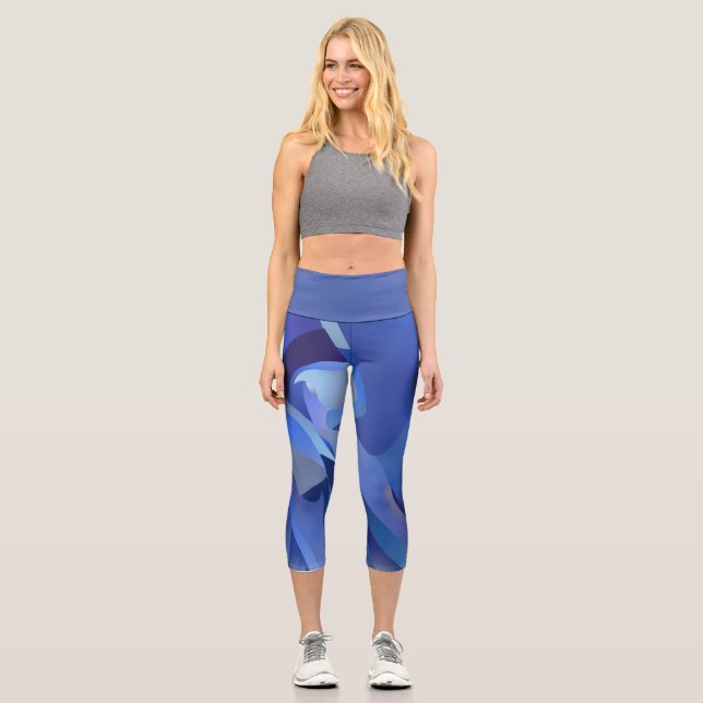 Leggings Capri De alta cintura (Anverso)