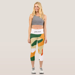 Leggings Capri de camuflaje