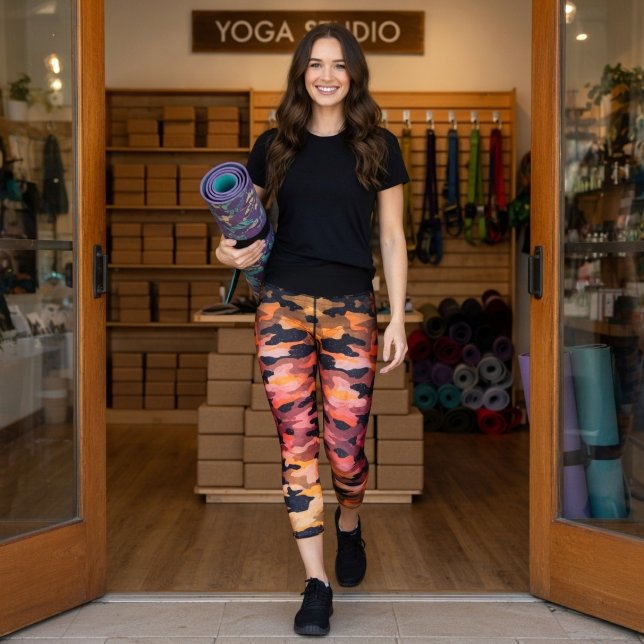 Leggings Capri de Camuflaje (Subido por el creador)