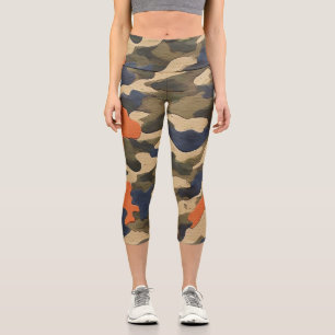 LEGGINGS CAPRI DE CAMUFLAJE