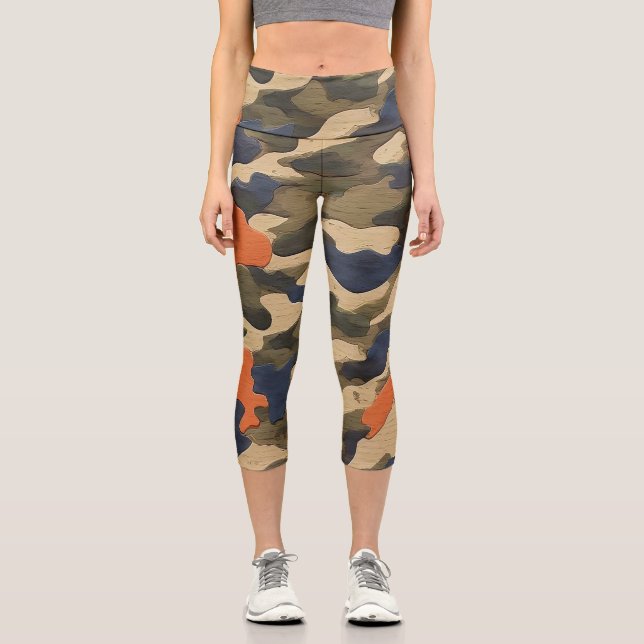 LEGGINGS CAPRI DE CAMUFLAJE (Anverso)