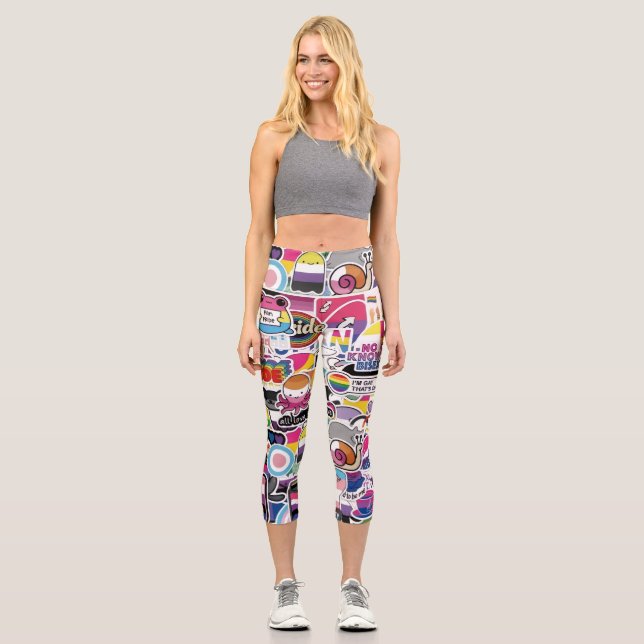 Leggings Capri De cintura alta (Anverso)
