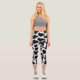 Leggings Capri de Cintura Alta con Estampado de Va