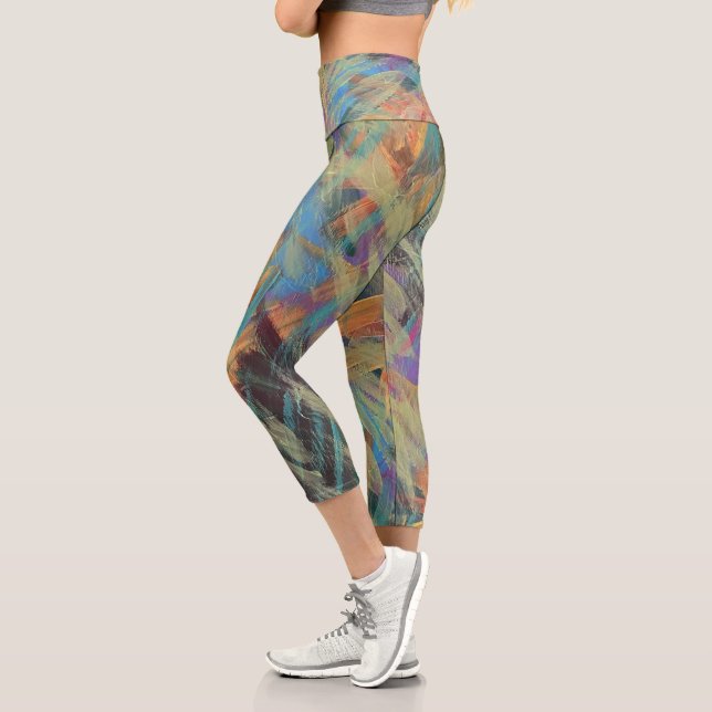 Leggings Capri de Lluvia de Primavera (Izquierda)