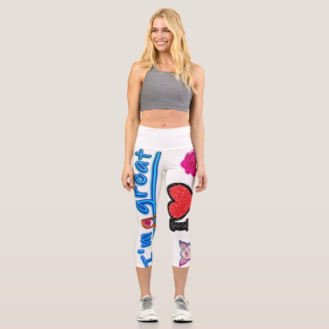 Leggings capri de mujer (Anverso)