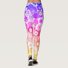LEGGINGS CAPRI DE VIDRIO DE FLORA VENECIANA