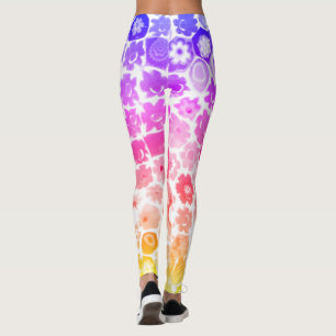LEGGINGS CAPRI DE VIDRIO DE FLORA VENECIANA