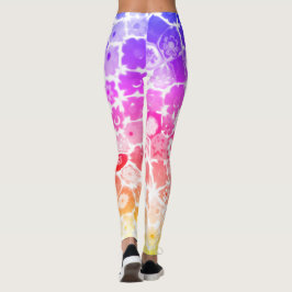 LEGGINGS CAPRI DE VIDRIO DE FLORA VENECIANA