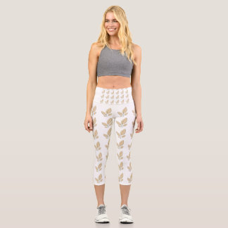 Leggings Capri de Yoga de Cintura Alta