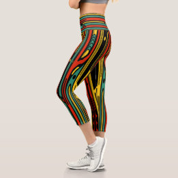 Leggings Capri Deco Art Colorido