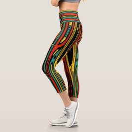 Leggings Capri Deco Art Colorido
