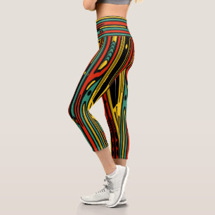 Leggings Capri Deco Art Colorido
