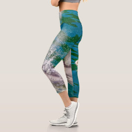 Leggings Capri Delfín En Milford Sound, Nueva Zelanda