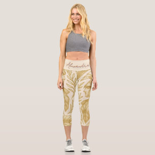 Leggings Capri Deporte y rendimiento para mujeres Atenea Griega