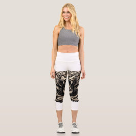 Leggings Capri Desata tu Poder — Camiseta Tigre Rugiente
