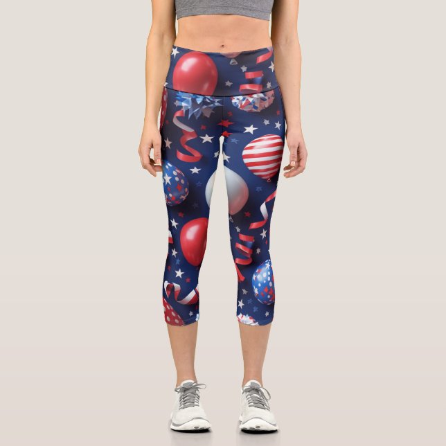 Leggings Capri Desfile en el cielo (Anverso)
