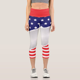 Leggings Capri Desgarro Patriótico