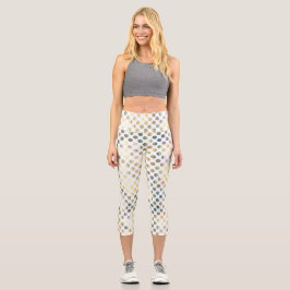 Leggings Capri Desvaneciendo puntos de polka